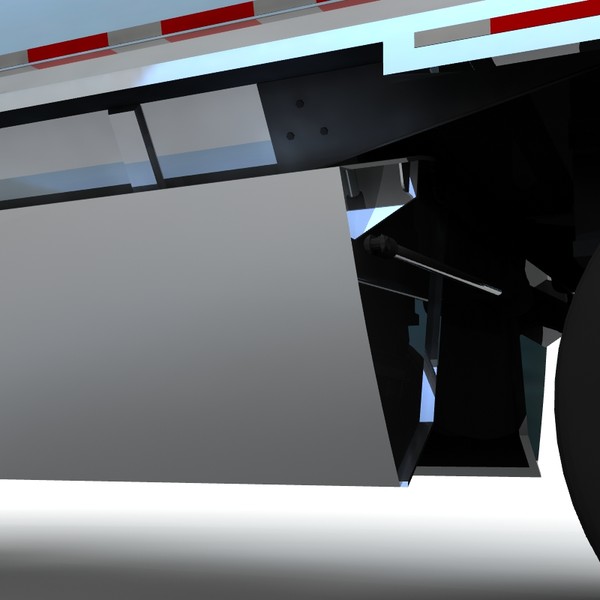 trailer beall 3 axle 3d lwo - Beall 3 axle belly dump... by bansheewoj